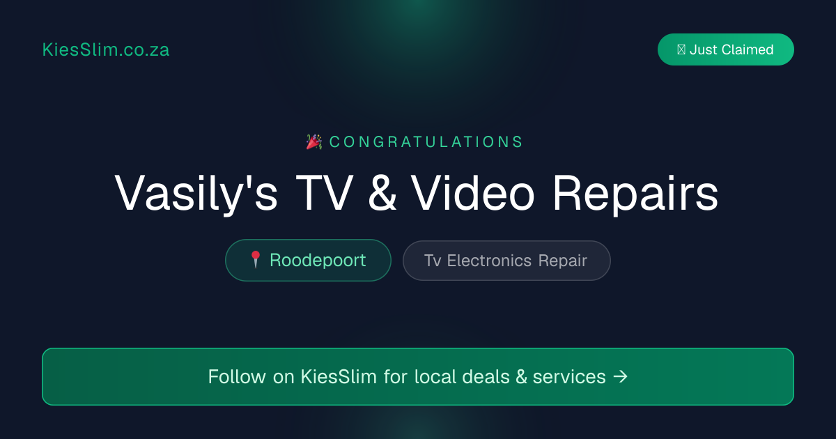 Vasily's TV & Video Repairs