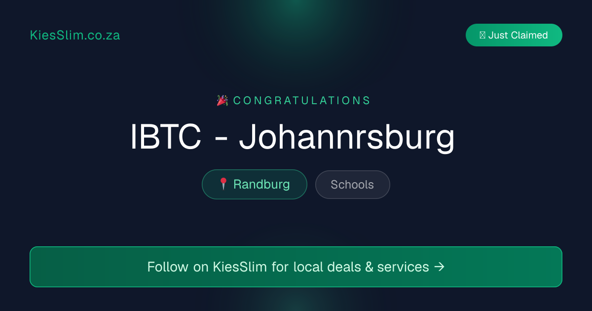 IBTC - Johannrsburg