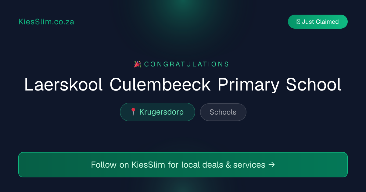 Laerskool Culembeeck Primary School