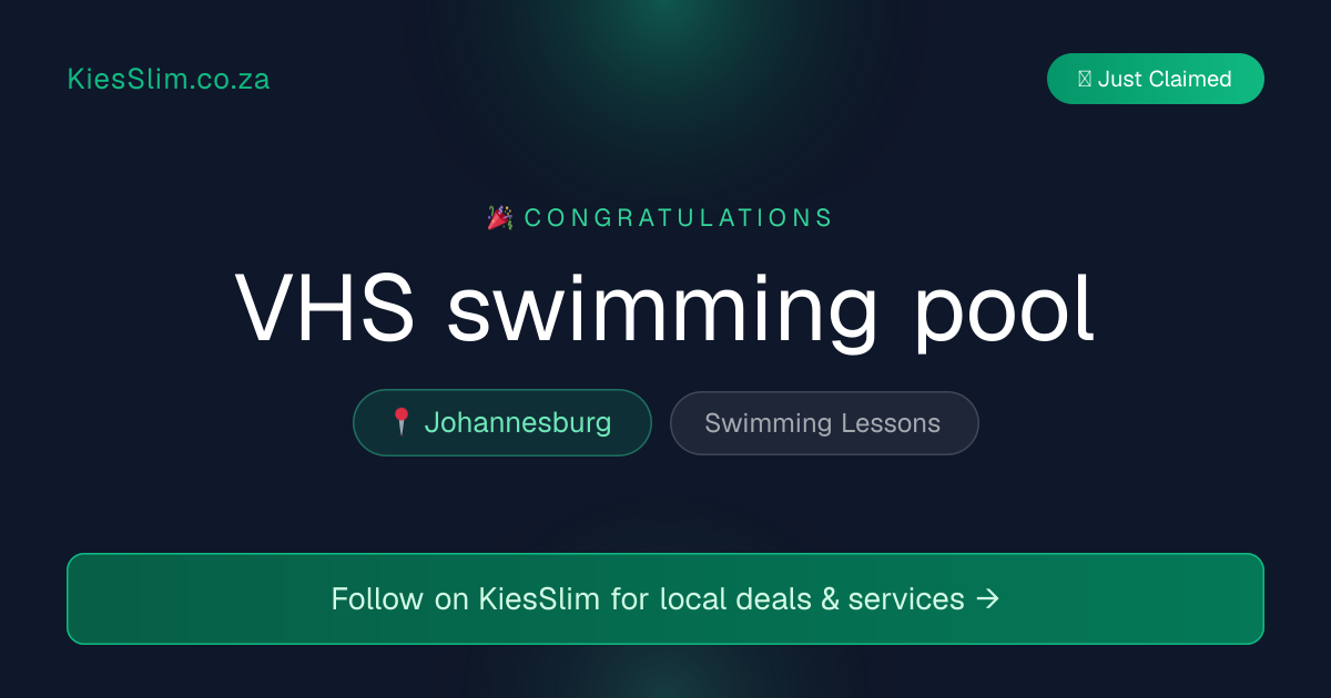 VHS swimming pool