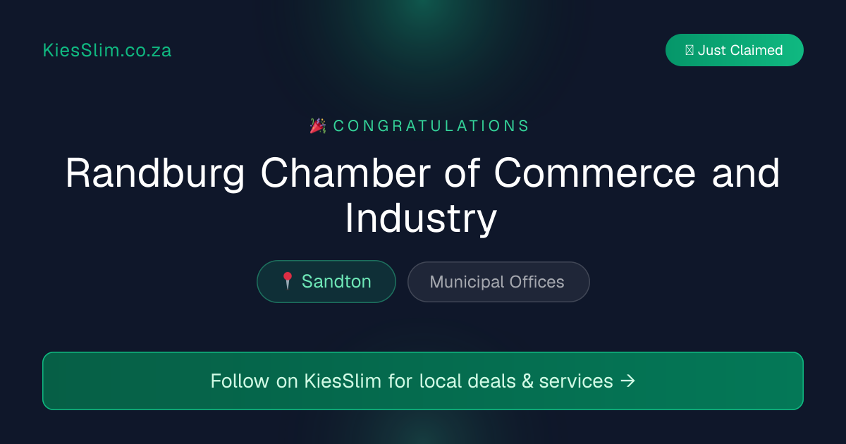 Randburg Chamber of Commerce and Industry