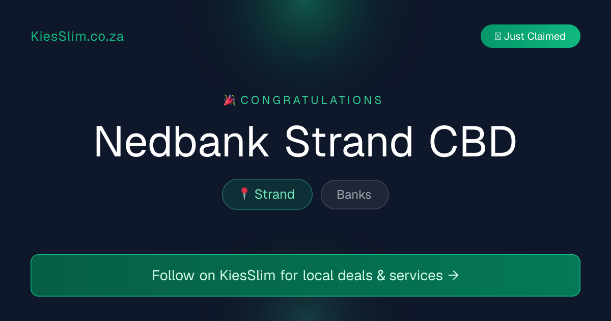 Nedbank Strand CBD