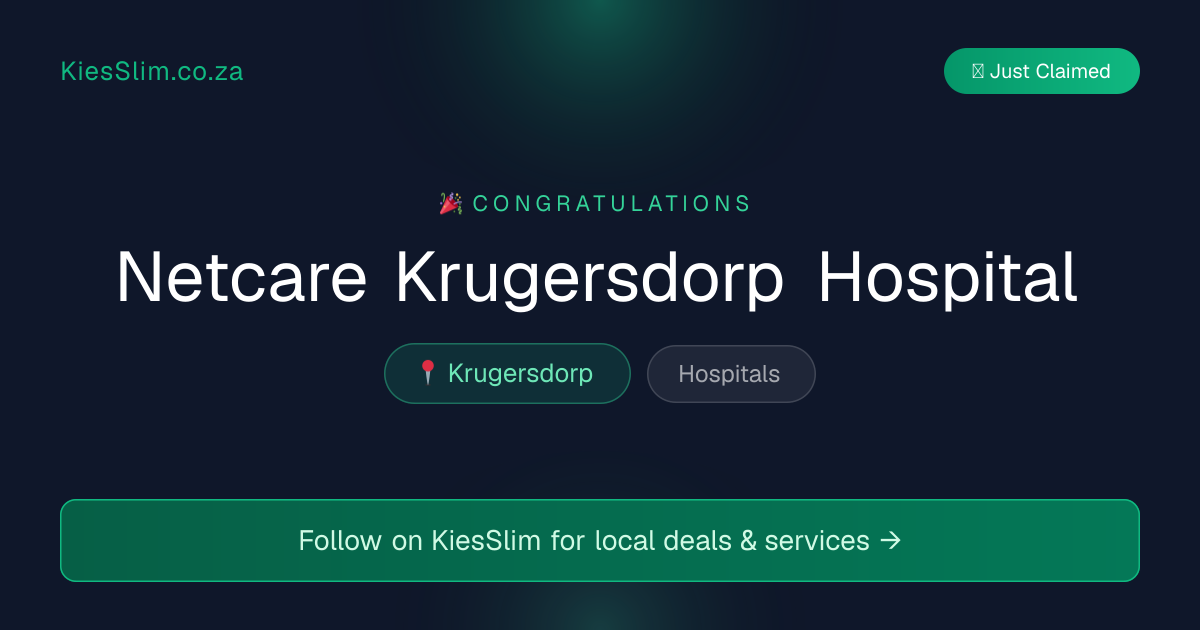 Netcare Krugersdorp Hospital