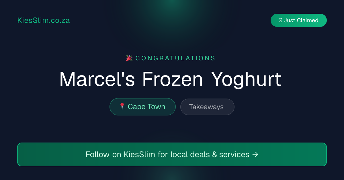 Marcel's Frozen Yoghurt