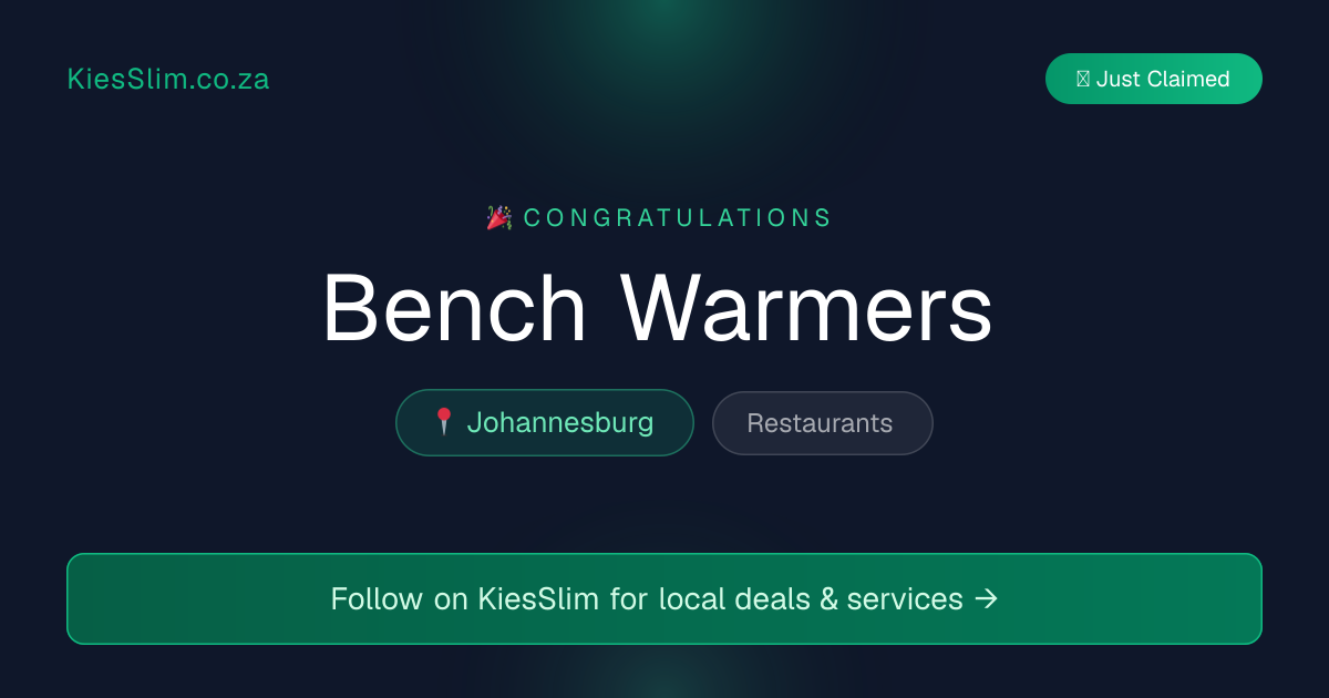 Bench Warmers