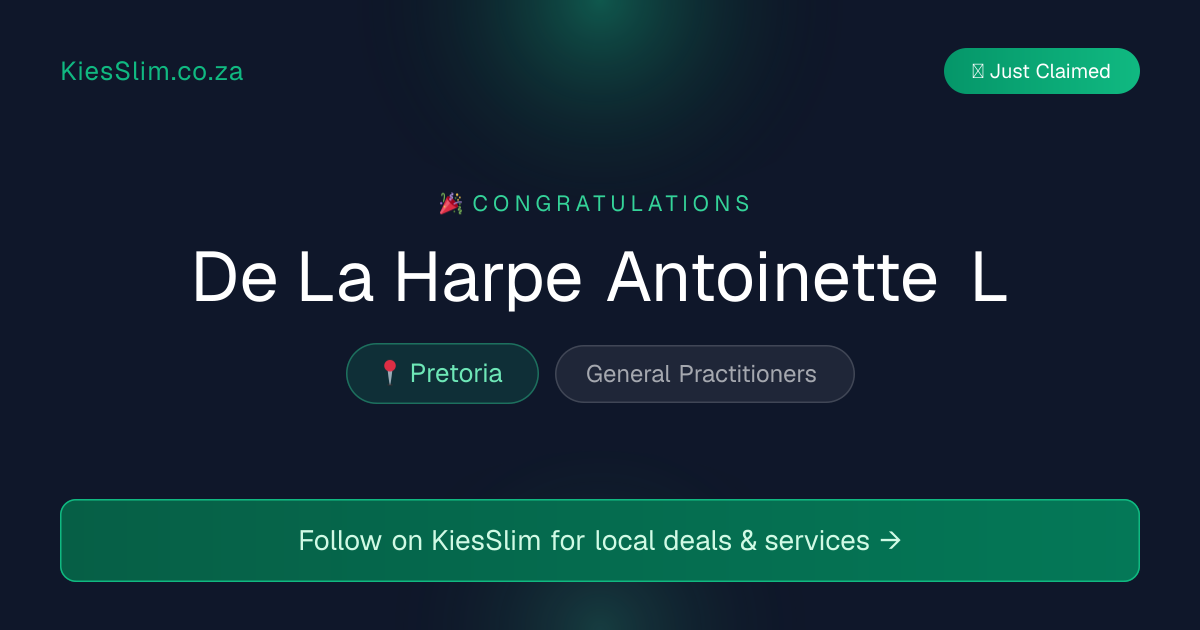De La Harpe Antoinette L