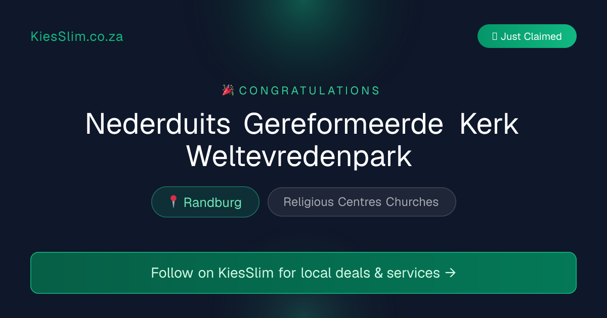 Nederduits Gereformeerde Kerk Weltevredenpark