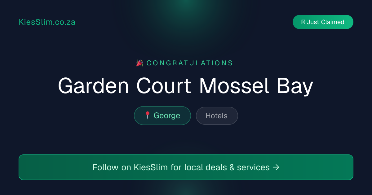Garden Court Mossel Bay