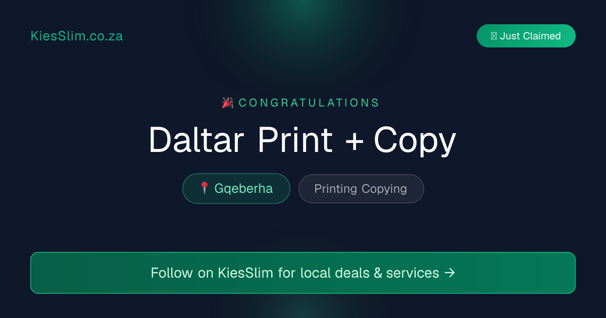 Daltar Print + Copy
