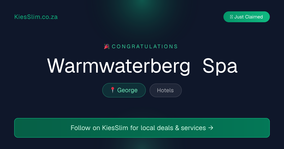Warmwaterberg Spa
