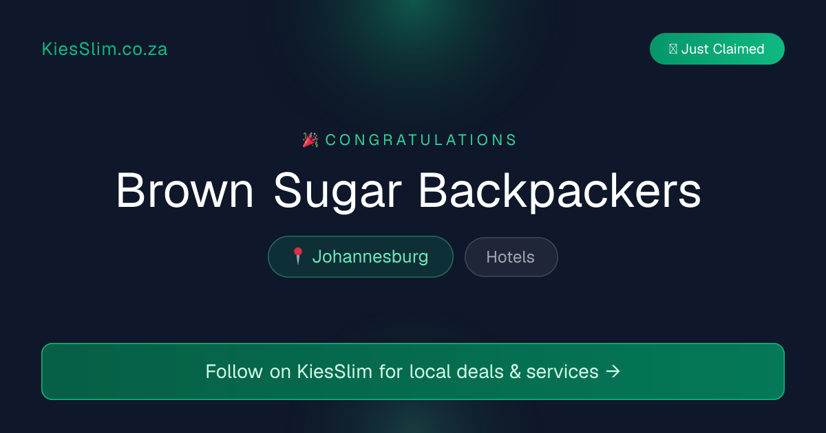 Brown Sugar Backpackers