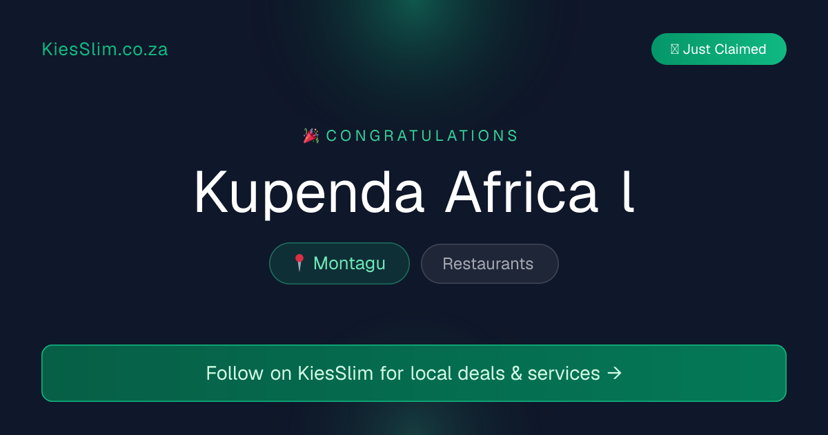 Kupenda Africa l