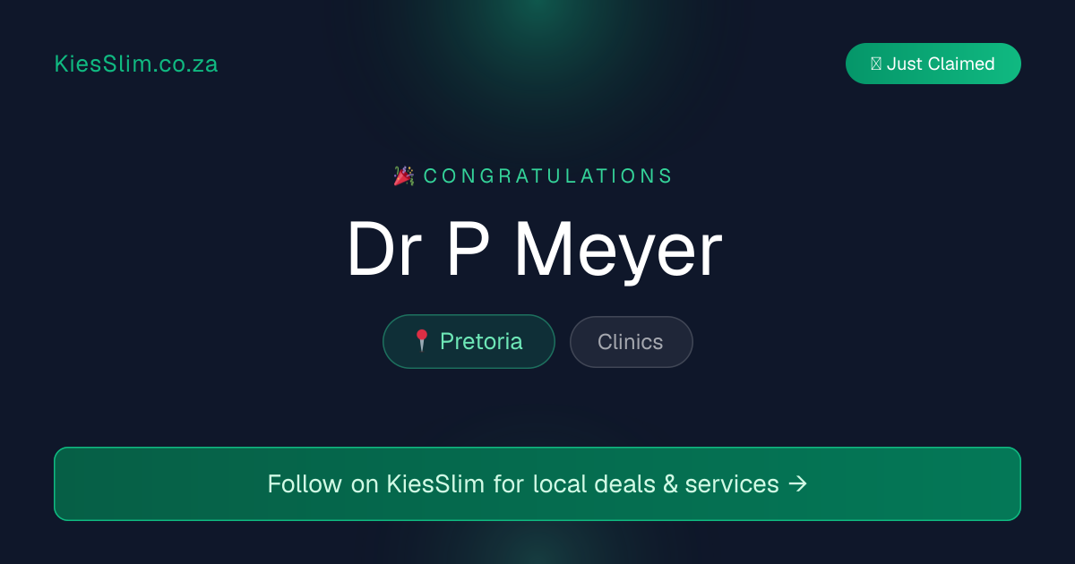 Dr P Meyer