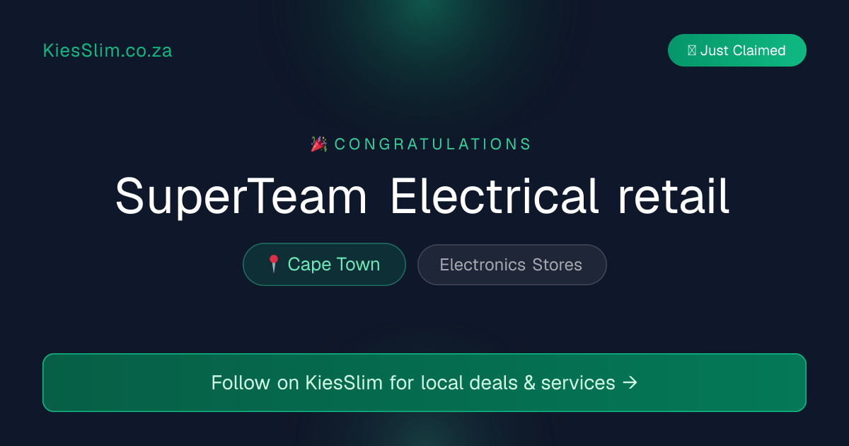 SuperTeam Electrical retail