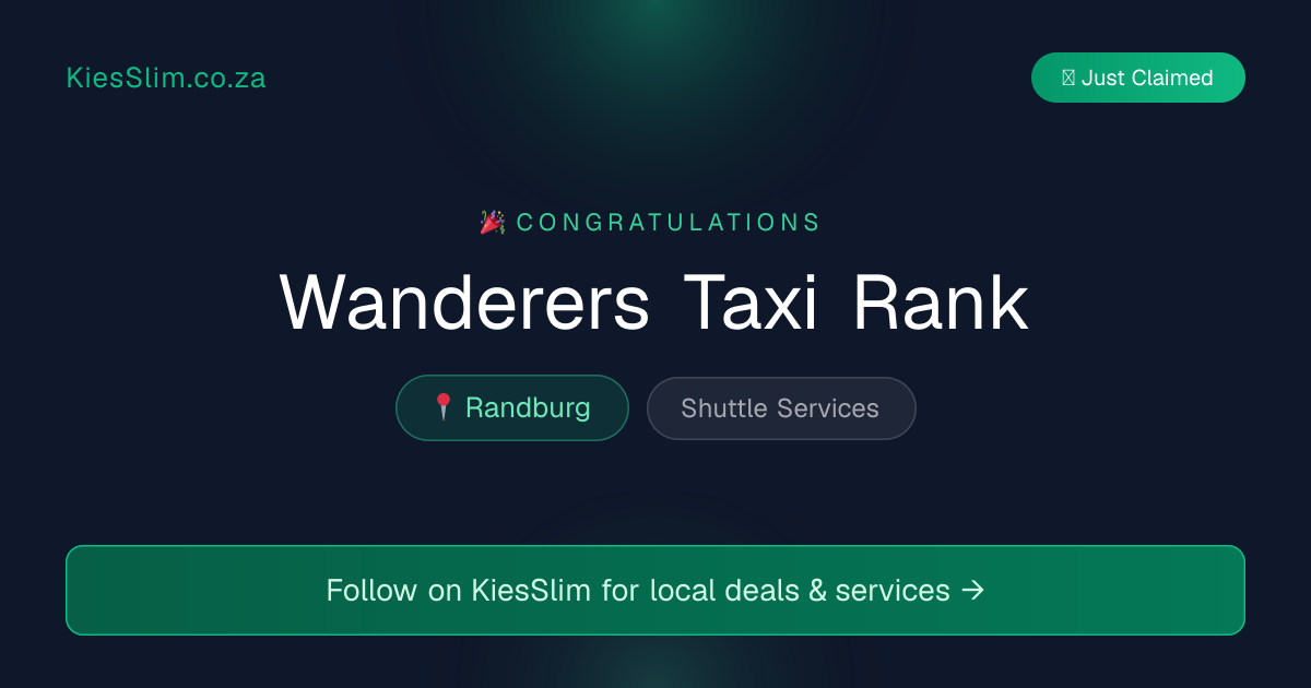 Wanderers Taxi Rank