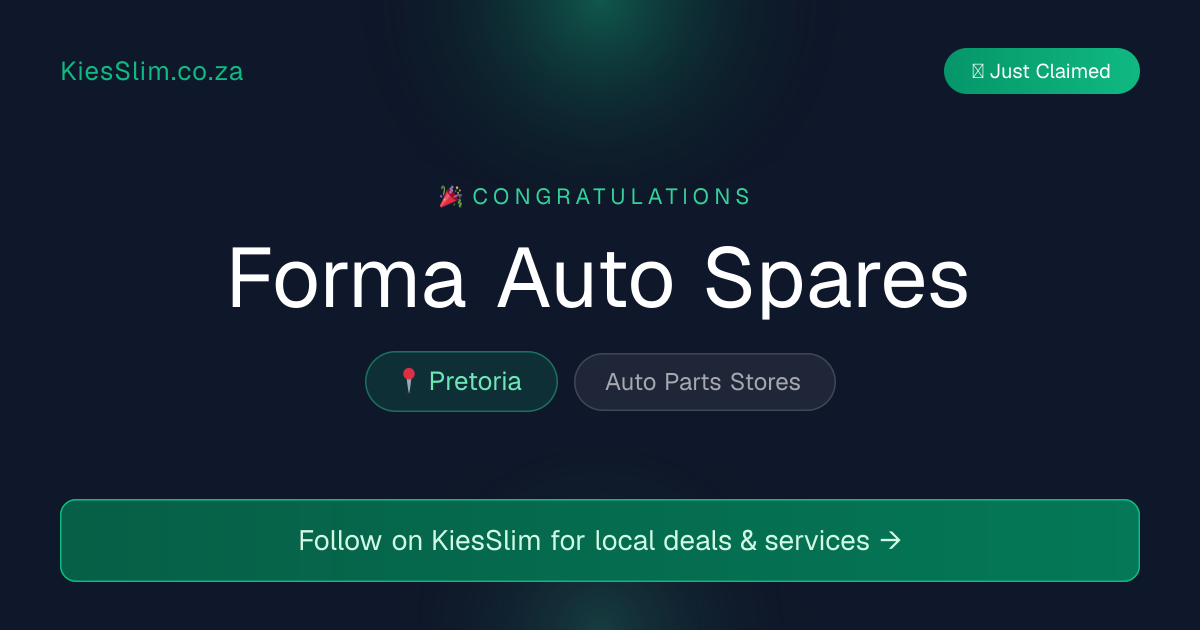 Forma Auto Spares