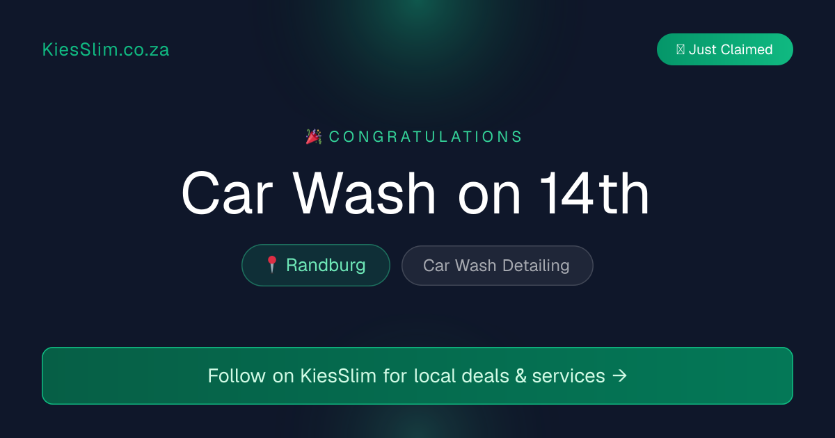 Car Wash on 14th
