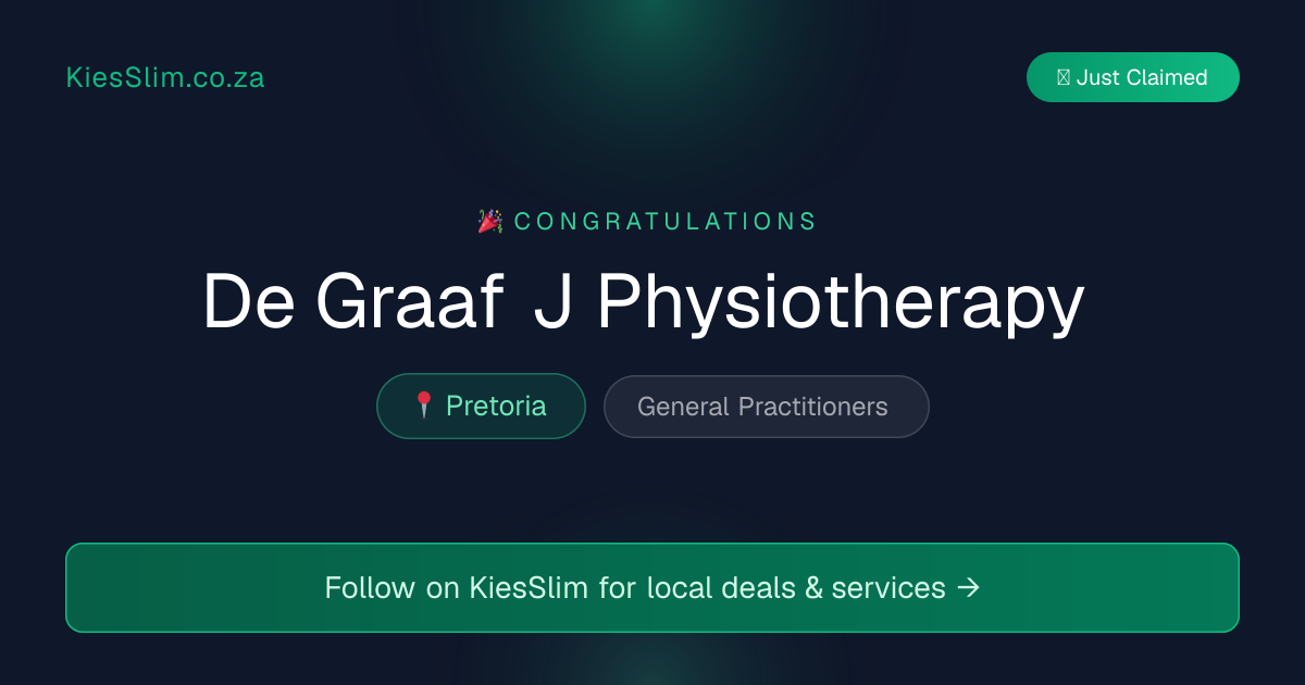 De Graaf J Physiotherapy