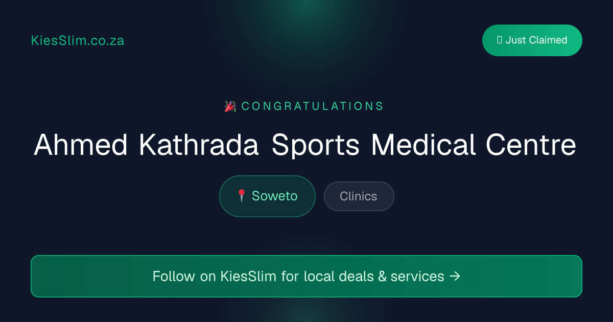 Ahmed Kathrada Sports Medical Centre