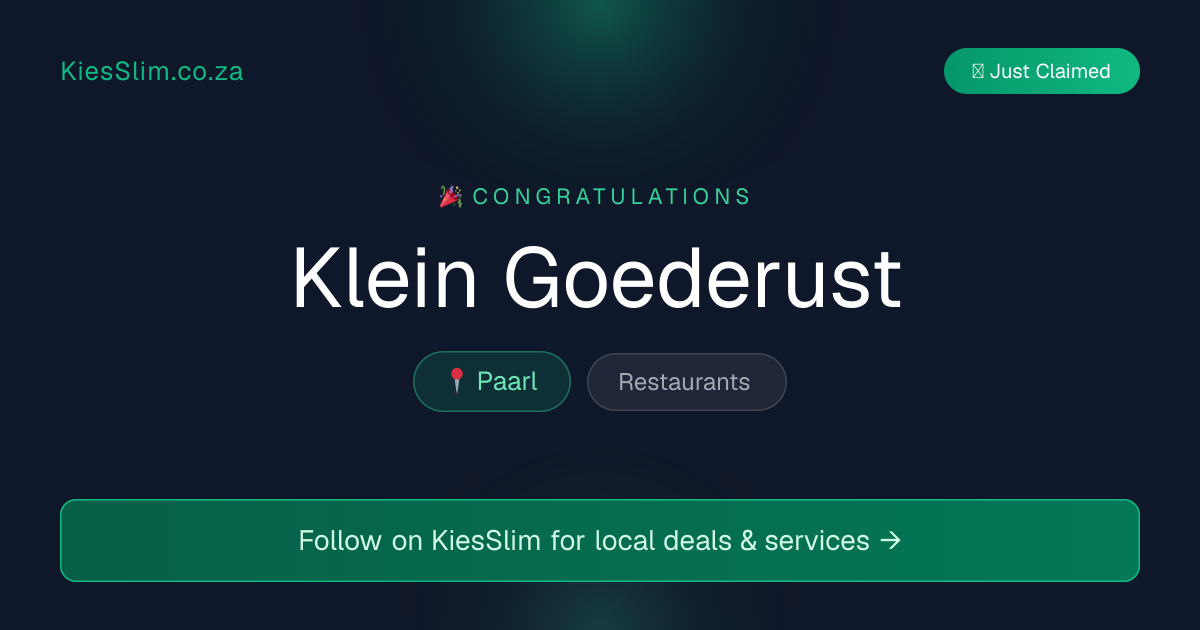 Klein Goederust