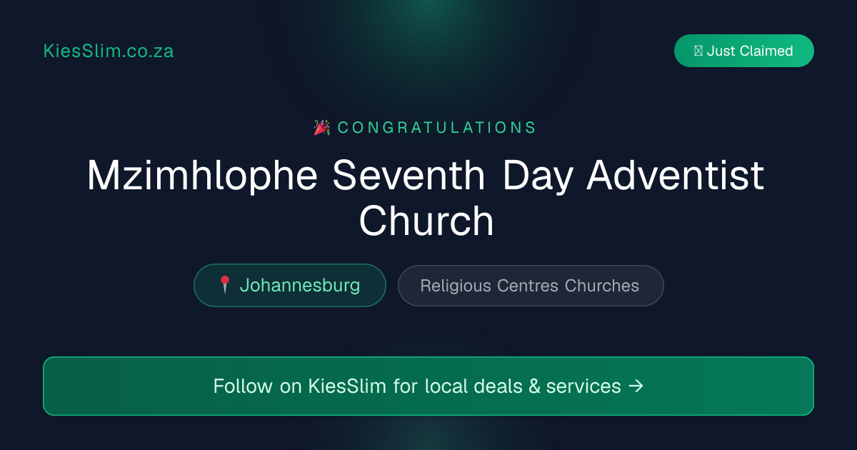 Mzimhlophe Seventh Day Adventist Church