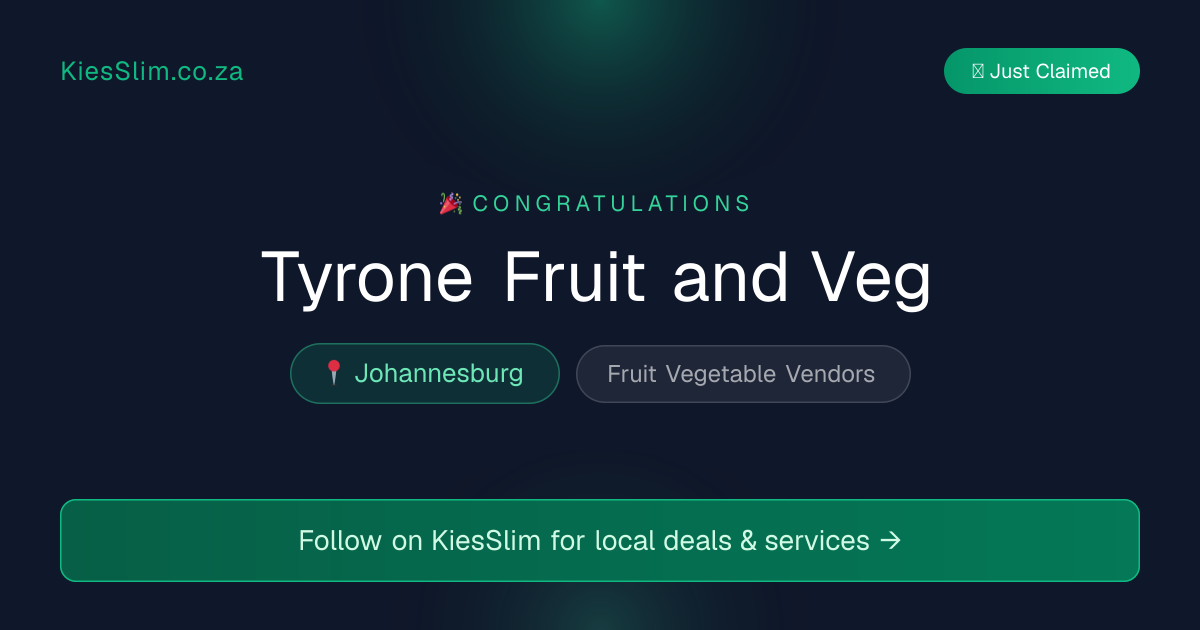 Tyrone Fruit and Veg