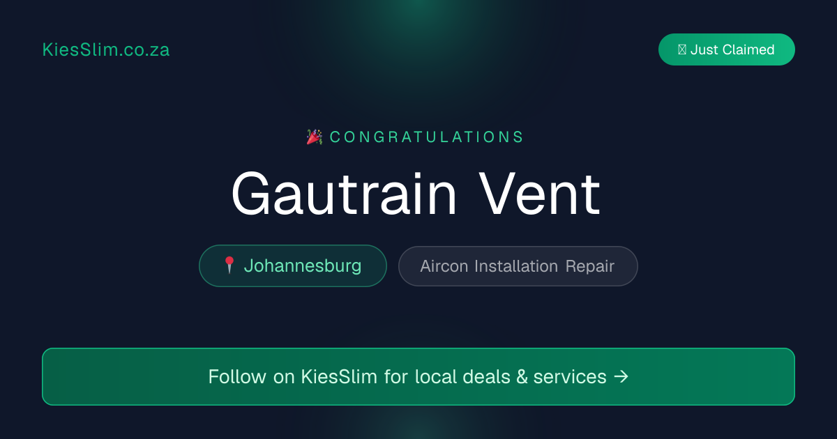 Gautrain Vent