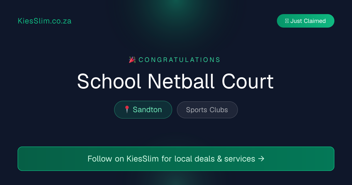 School Netball Court