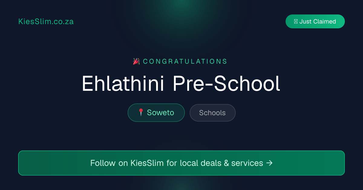 Ehlathini Pre-School