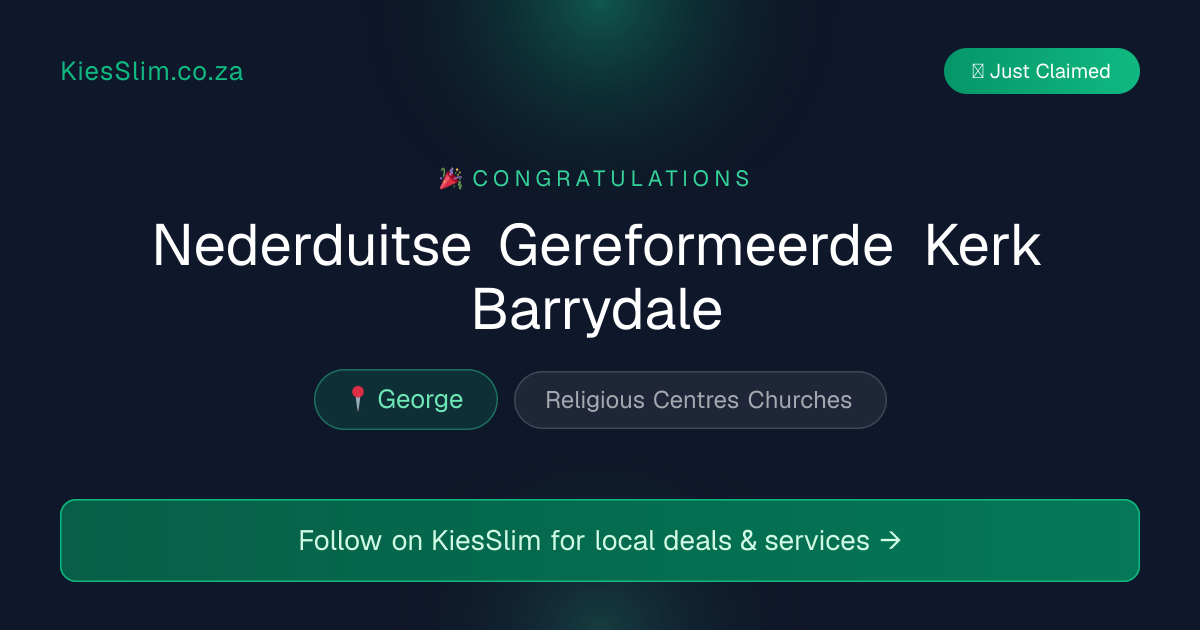 Nederduitse Gereformeerde Kerk Barrydale