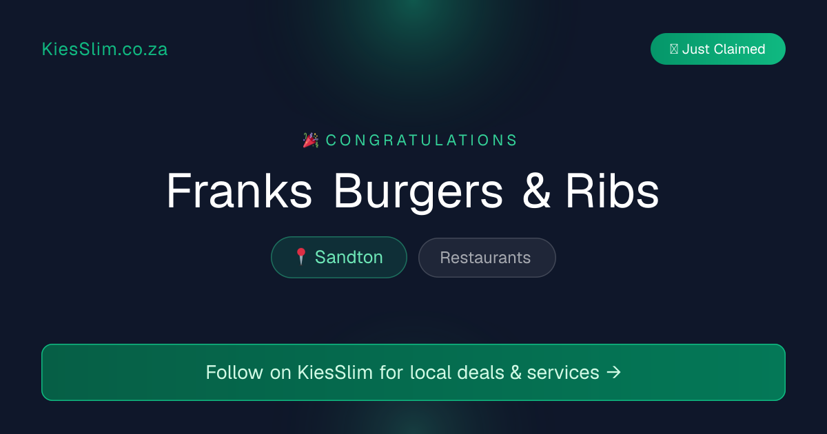Franks Burgers & Ribs