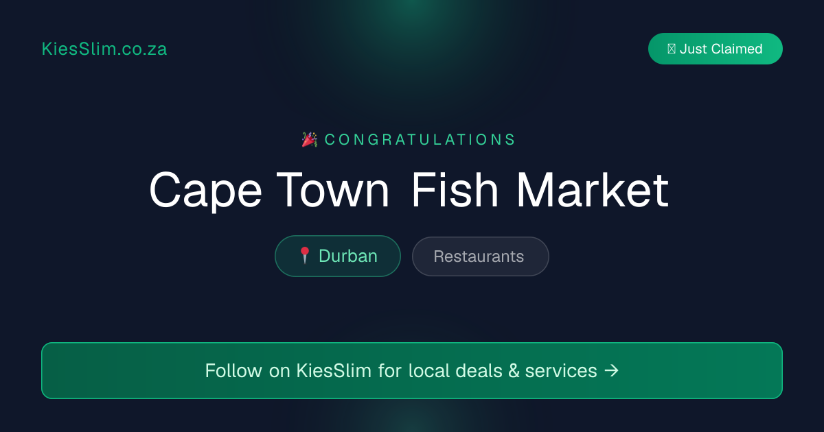 Cape Town Fish Market