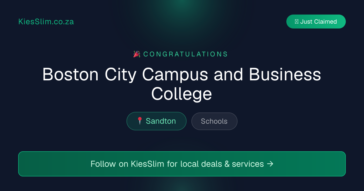 Boston City Campus and Business College