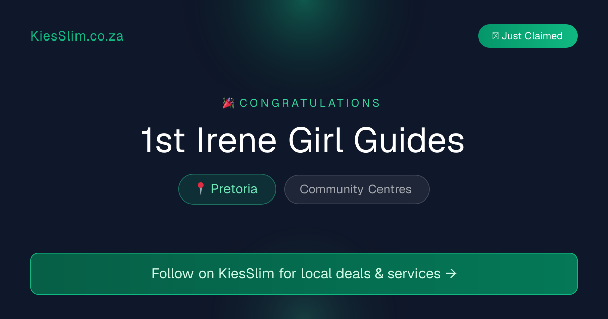 1st Irene Girl Guides
