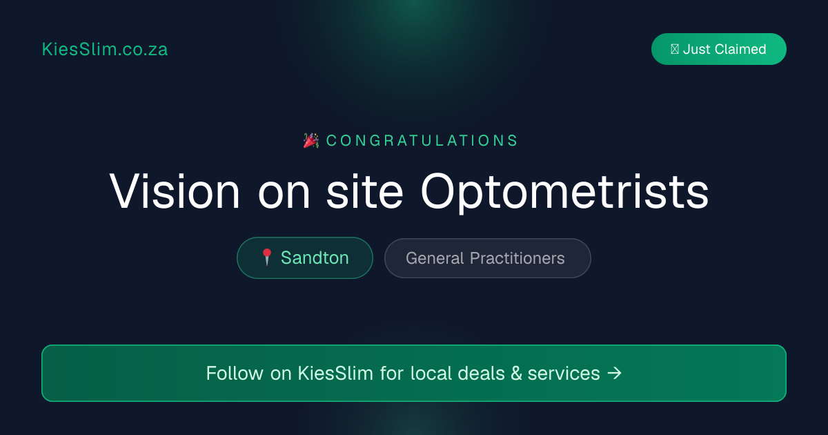 Vision on site Optometrists