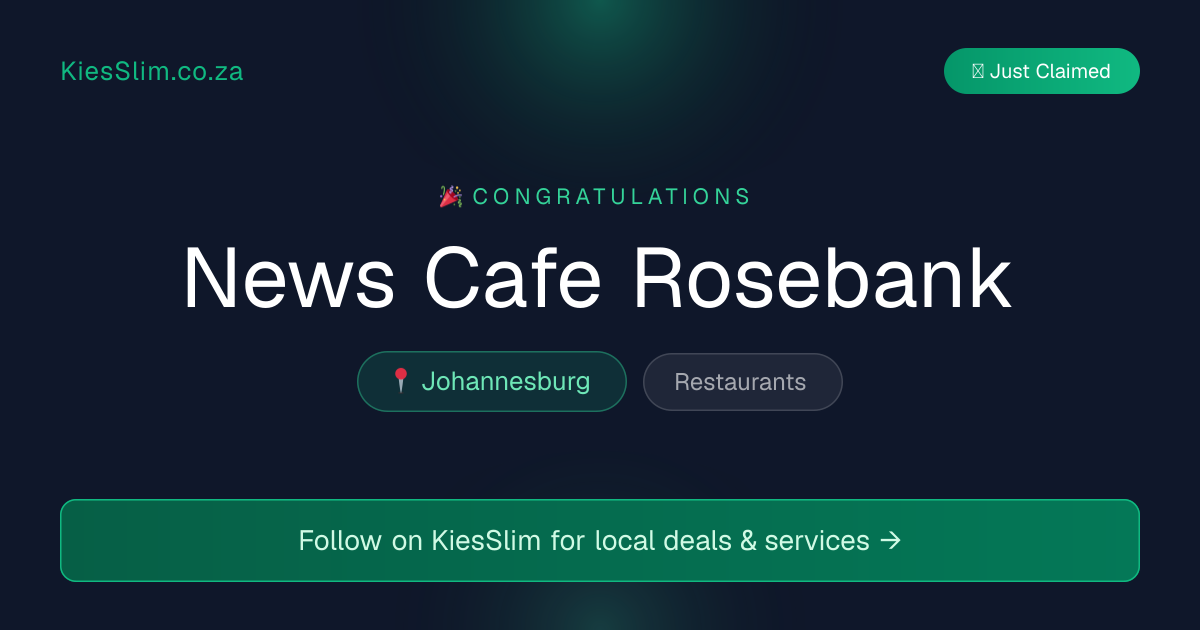 News Cafe Rosebank
