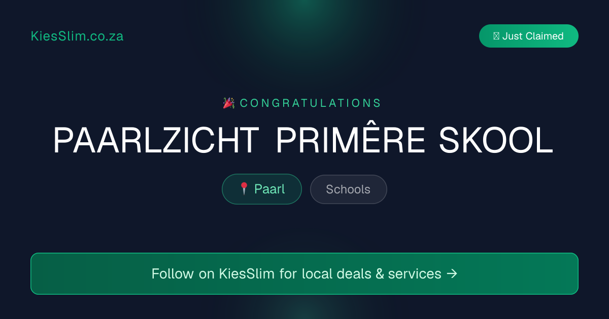 PAARLZICHT PRIMÊRE SKOOL