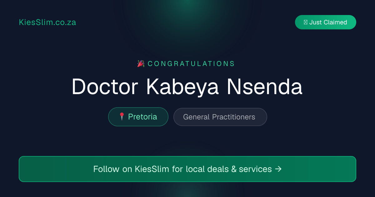 Doctor Kabeya Nsenda