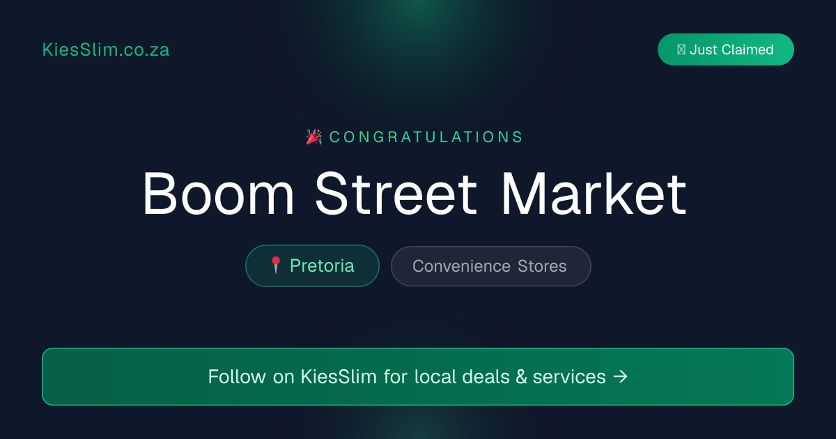 Boom Street Market