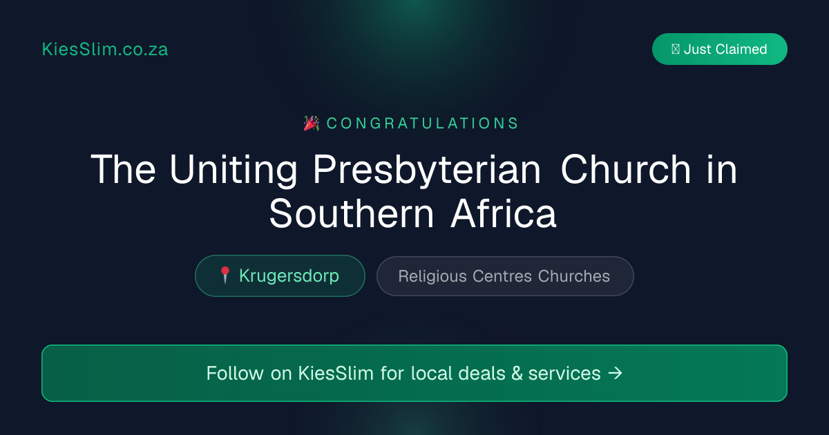 The Uniting Presbyterian Church in Southern Africa