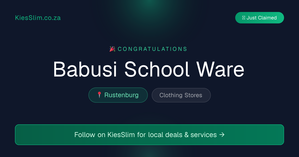 Babusi School Ware