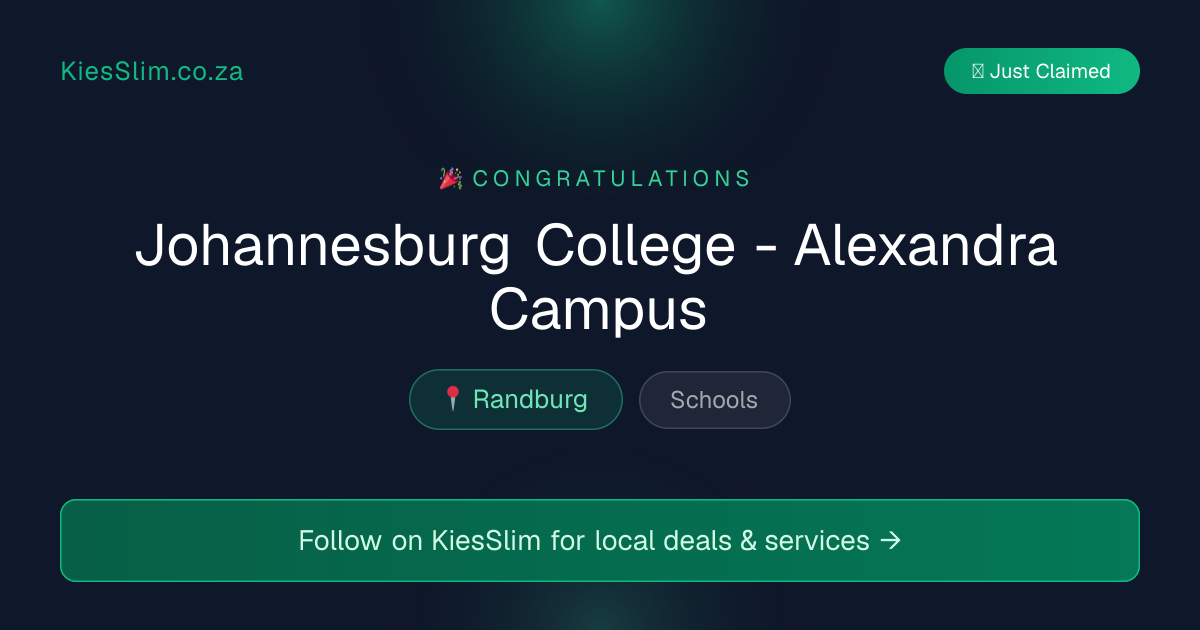 Johannesburg College - Alexandra Campus
