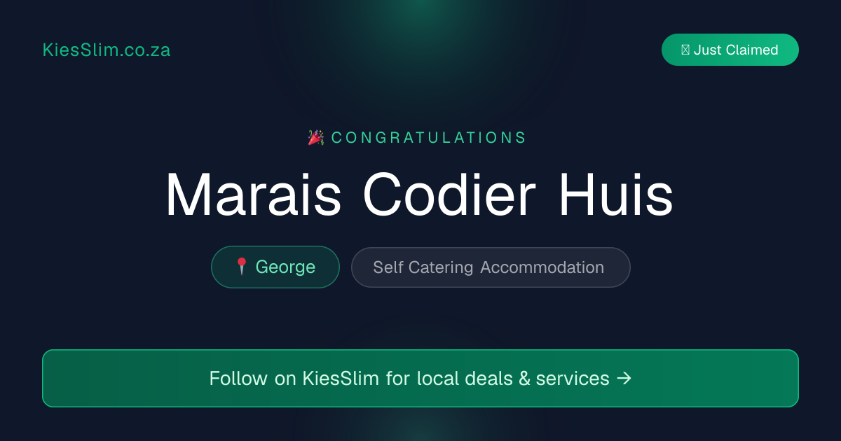 Marais Codier Huis