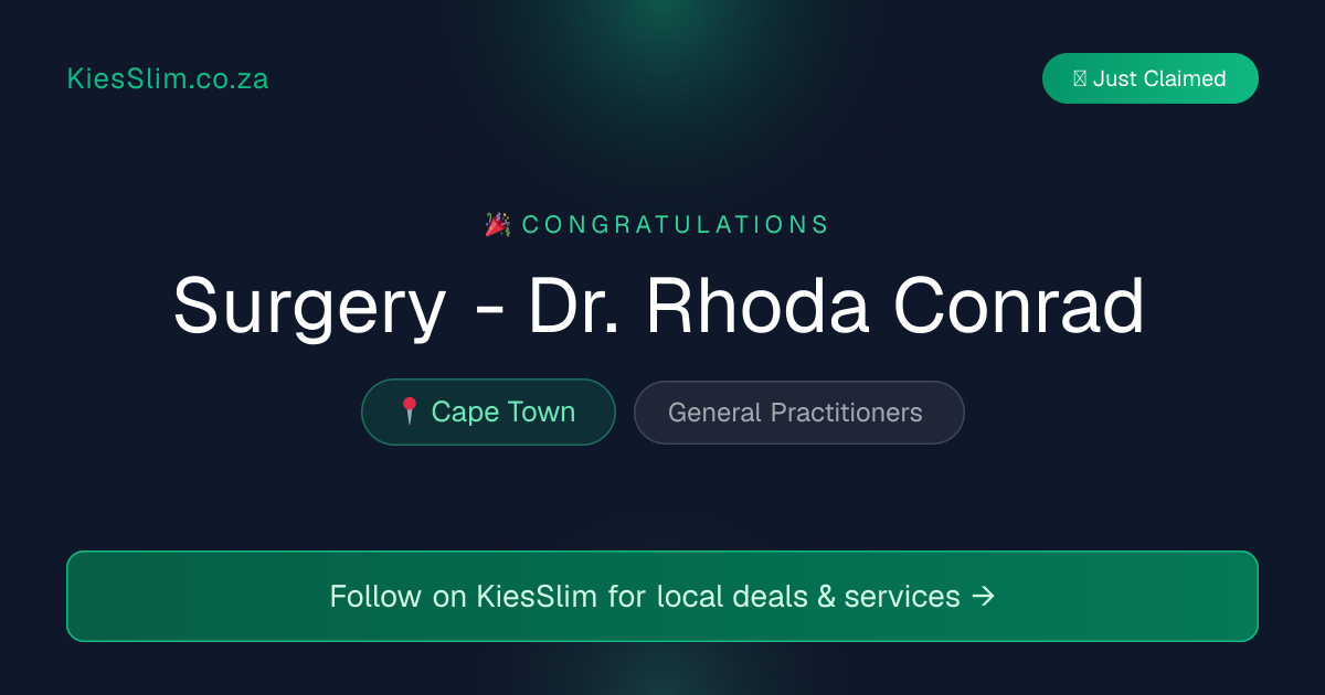 Surgery - Dr. Rhoda Conrad
