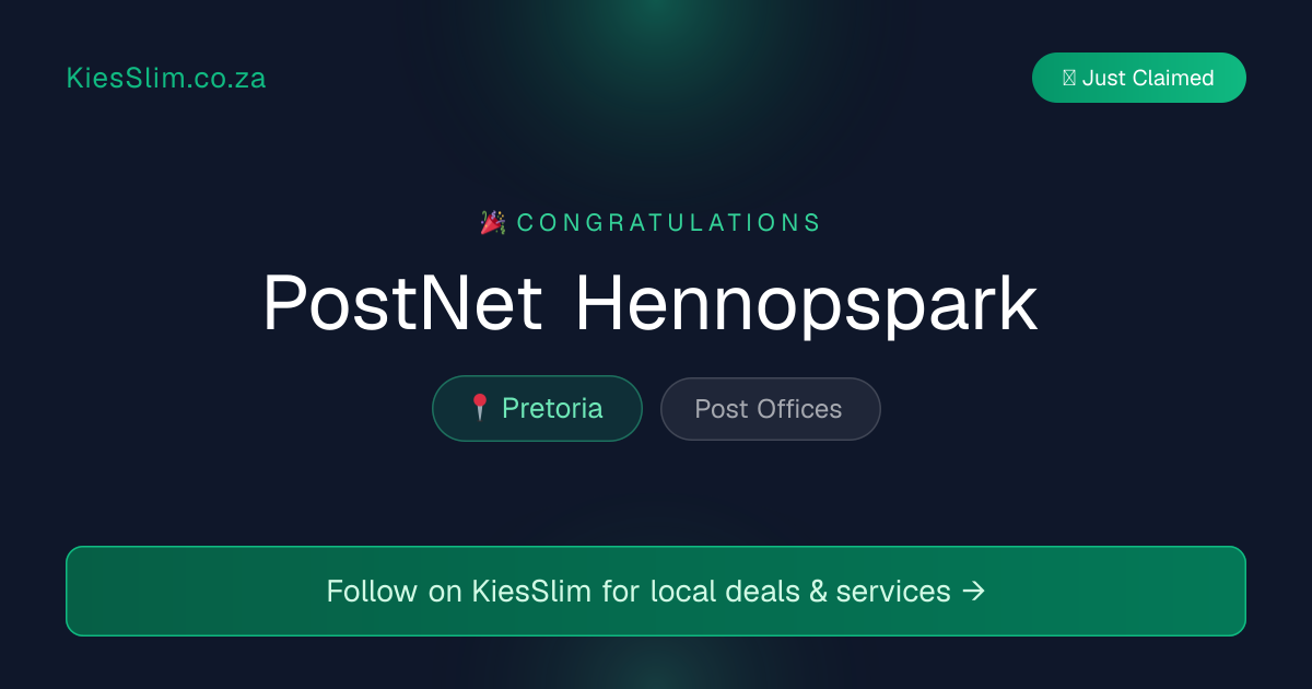PostNet Hennopspark