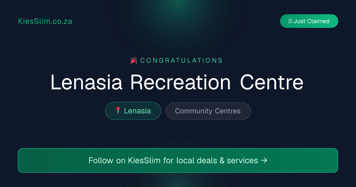 Lenasia Recreation Centre