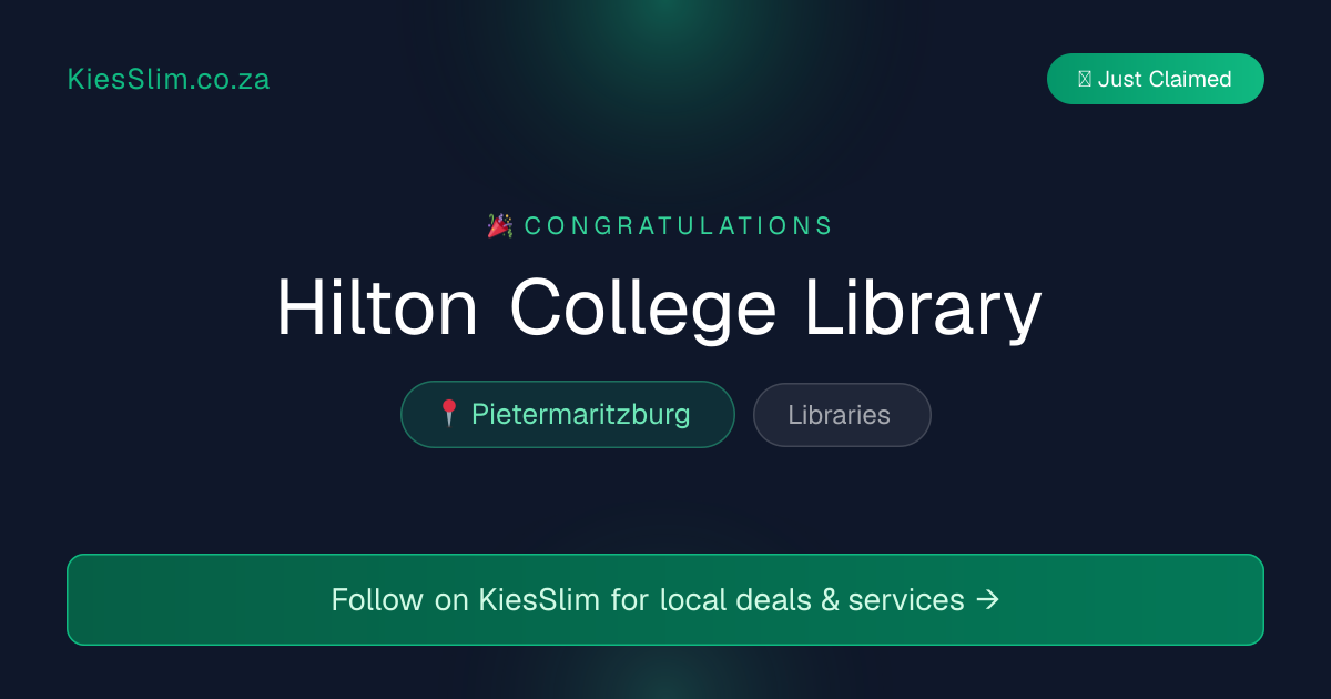 Hilton College Library