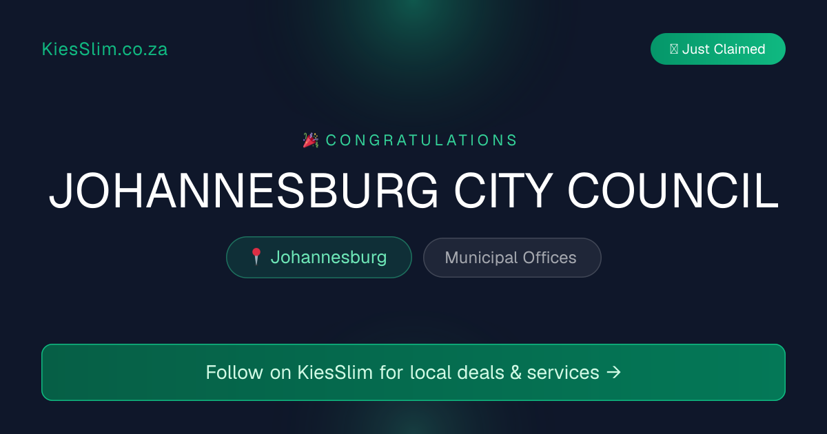 JOHANNESBURG CITY COUNCIL