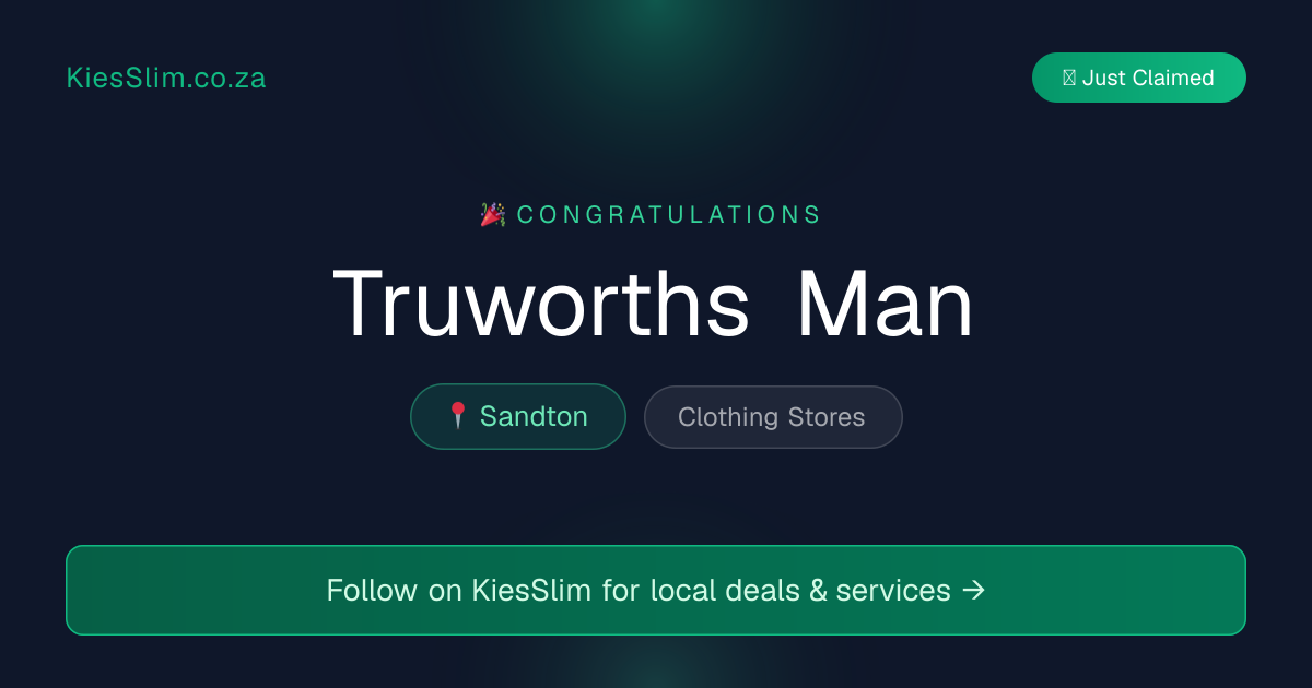 Truworths Man