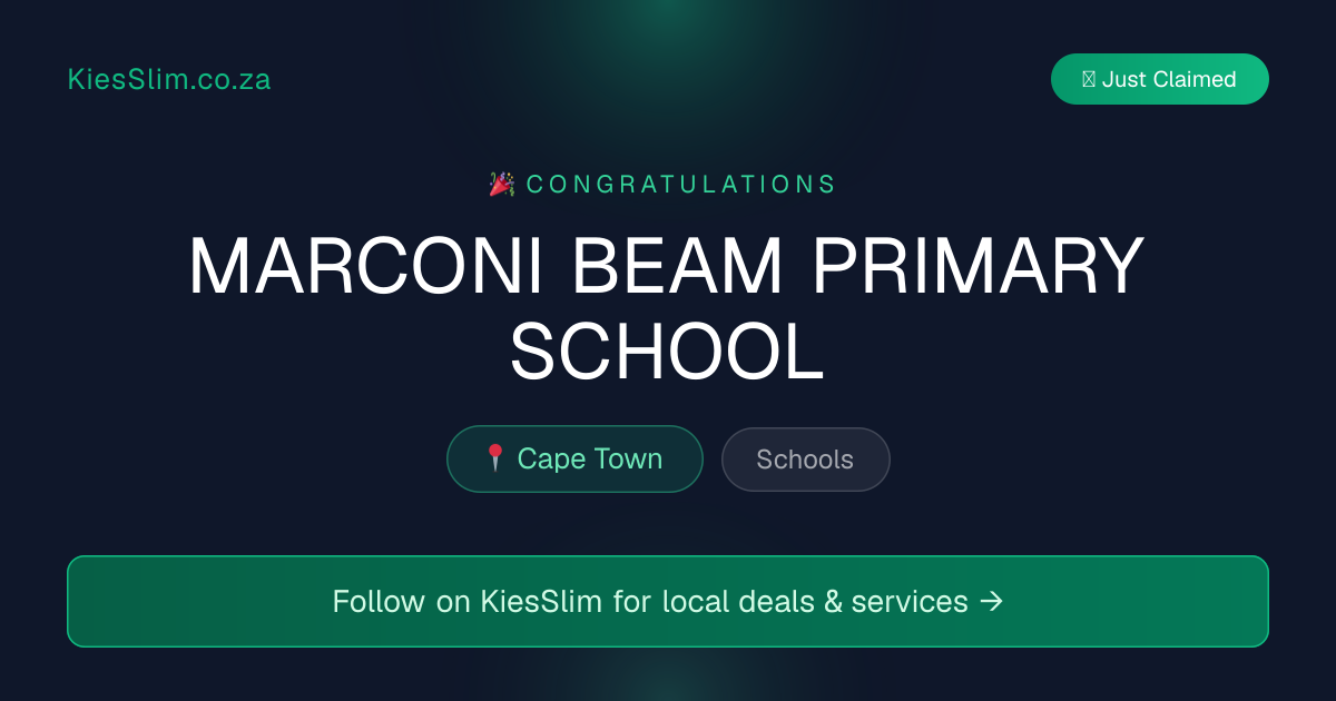 MARCONI BEAM PRIMARY SCHOOL